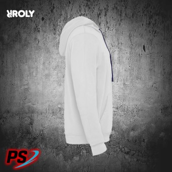 SUDADERA CON CAPUCHA ROLY URBAN BLANCO / MARINO