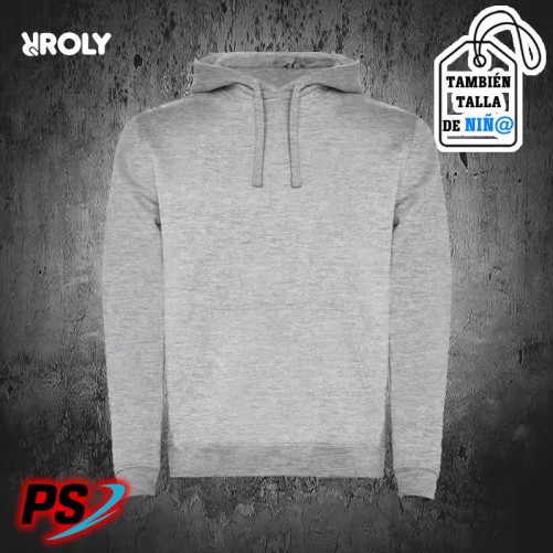 SUDADERA CON CAPUCHA ROLY URBAN GRIS VIGORÉ