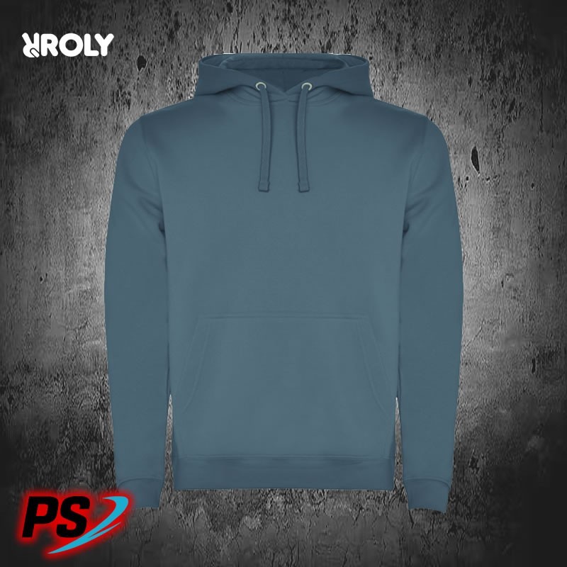 SUDADERA CON CAPUCHA ROLY URBAN AZUL TORMENTA