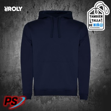 SUDADERA CON CAPUCHA ROLY URBAN AZUL MARINO
