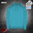 SUDADERA CON CAPUCHA ROLY URBAN AZUL TURQUESA