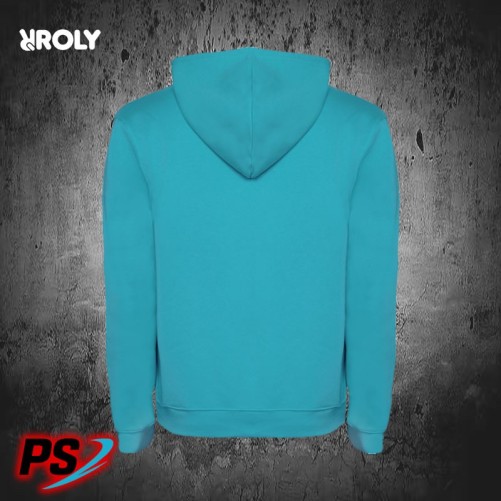 SUDADERA CON CAPUCHA ROLY URBAN AZUL TURQUESA