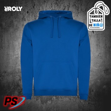 SUDADERA CON CAPUCHA ROLY URBAN AZUL ROYAL