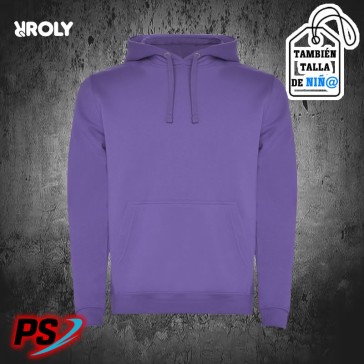 SUDADERA CON CAPUCHA ROLY URBAN IRIS PÚRPURA