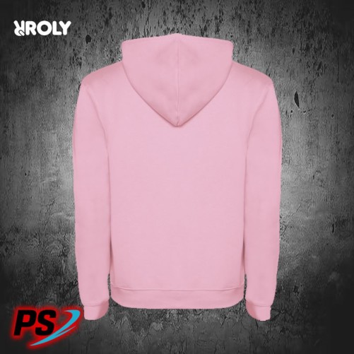 SUDADERA CON CAPUCHA ROLY URBAN ROSA CLARO