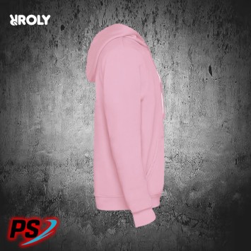 SUDADERA CON CAPUCHA ROLY URBAN ROSA CLARO