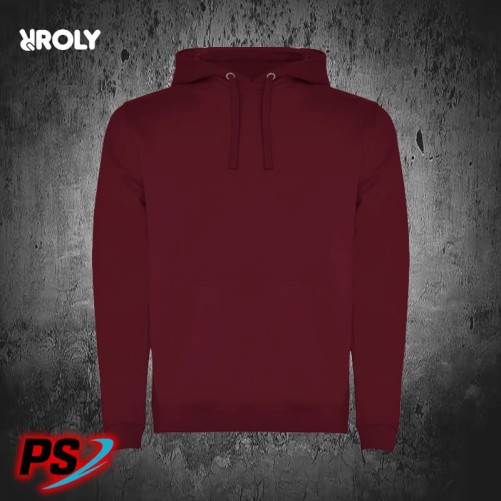 SUDADERA CON CAPUCHA ROLY URBAN GRANATE