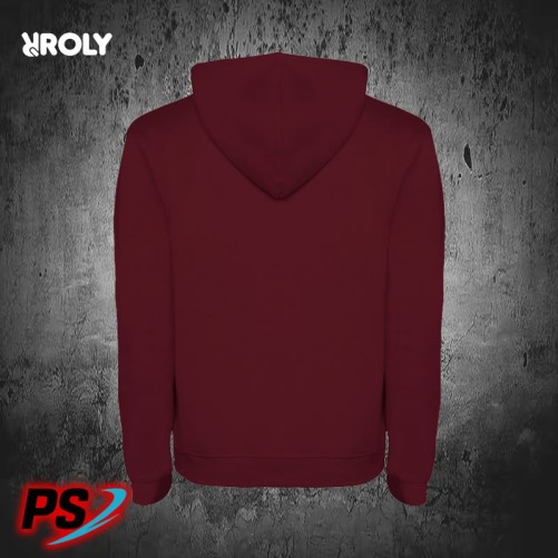SUDADERA CON CAPUCHA ROLY URBAN GRANATE
