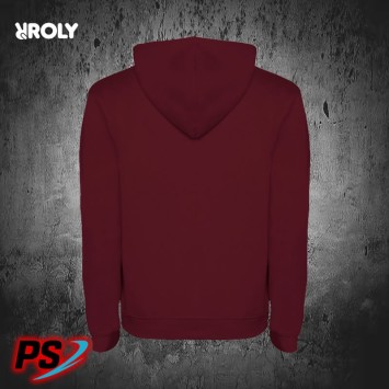 SUDADERA CON CAPUCHA ROLY URBAN GRANATE
