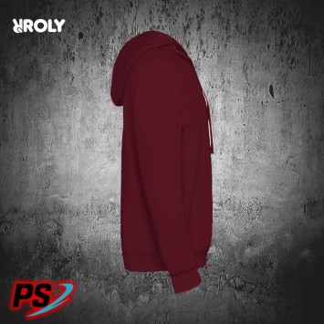 SUDADERA CON CAPUCHA ROLY URBAN GRANATE