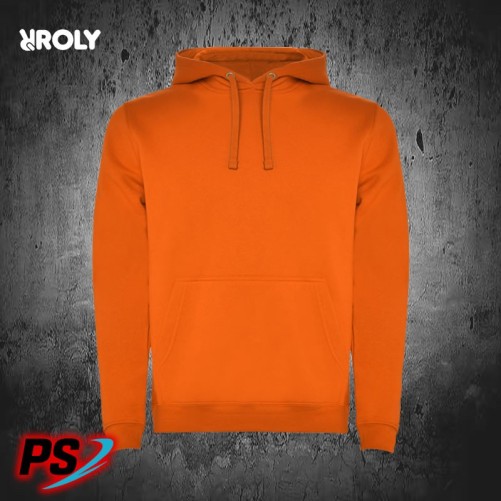 SUDADERA CON CAPUCHA ROLY URBAN NARANJA