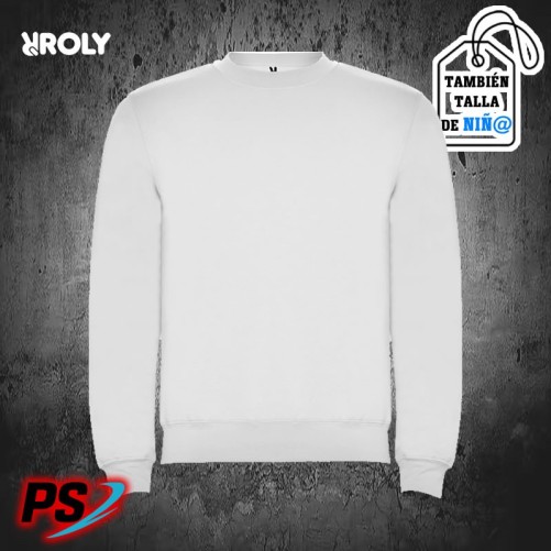SUDADERA ROLY CLÁSICA BLANCO