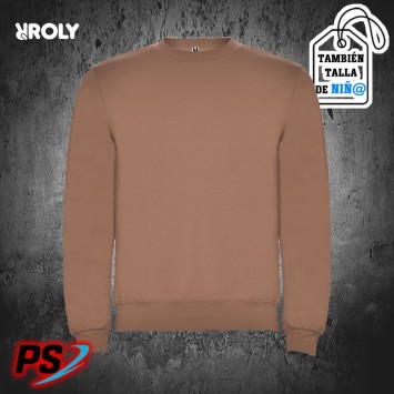 SUDADERA ROLY CLÁSICA MOCA