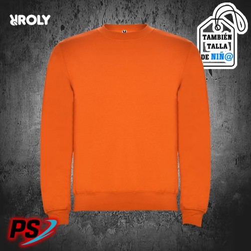 SUDADERA ROLY CLÁSICA NARANJA