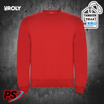 SUDADERA ROLY CLÁSICA ROJO