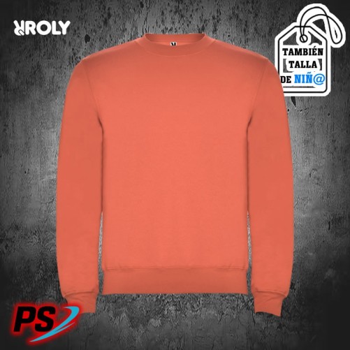 SUDADERA ROLY CLÁSICA CORAL