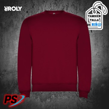 SUDADERA ROLY CLÁSICA GRANATE