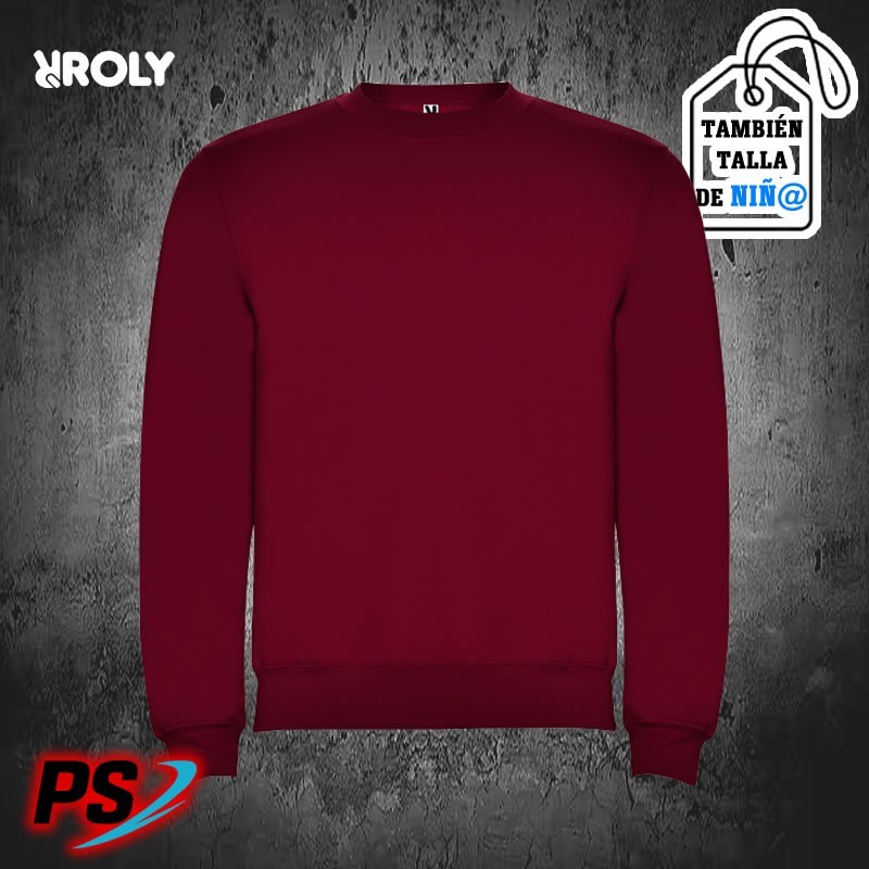 SUDADERA ROLY CLÁSICA GRANATE