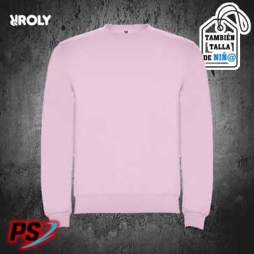 SUDADERA ROLY CLÁSICA ROSA CLARO