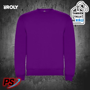 SUDADERA ROLY CLÁSICA PÚRPURA