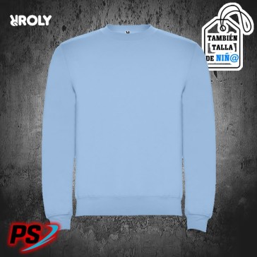 SUDADERA ROLY CLÁSICA AZUL CELESTE