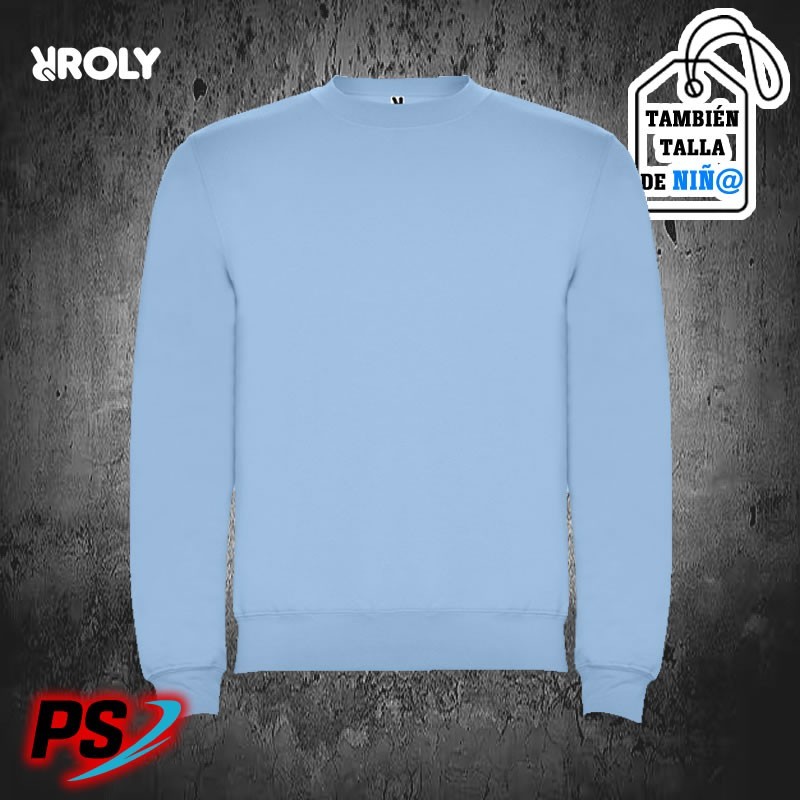 SUDADERA ROLY CLÁSICA AZUL CELESTE SUDADERA ROLY CLÁSICA AZUL CELESTE