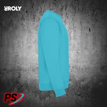 SUDADERA ROLY CLÁSICA AZUL TURQUESA