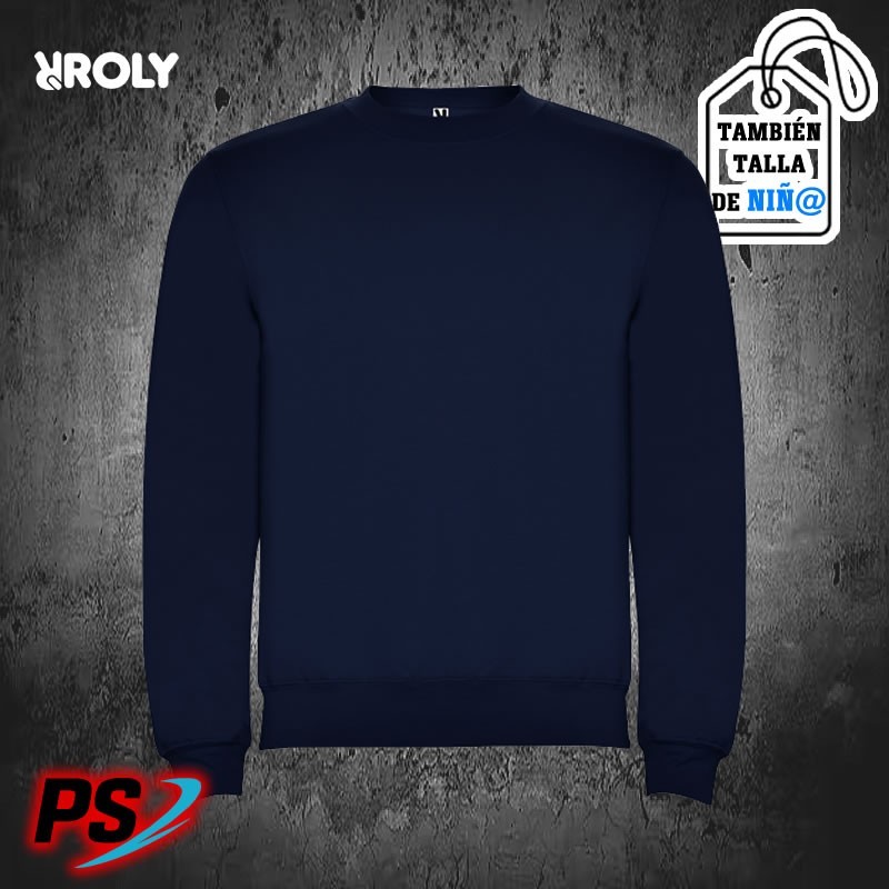 SUDADERA ROLY CLÁSICA AZUL MARINO