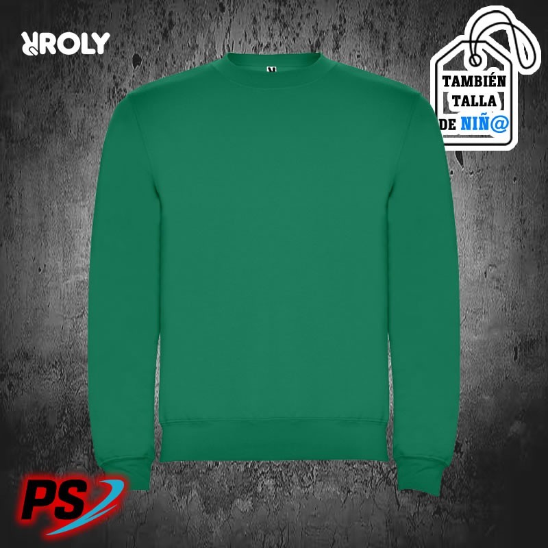 SUDADERA ROLY CLÁSICA VERDE KELLY SUDADERA ROLY CLÁSICA VERDE KELLY