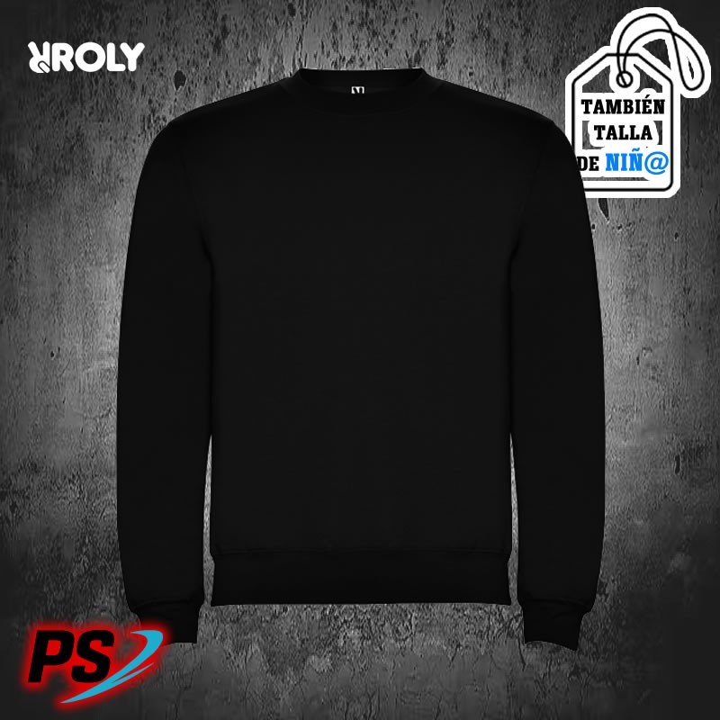 SUDADERA ROLY CLÁSICA NEGRO SUDADERA ROLY CLÁSICA NEGRO