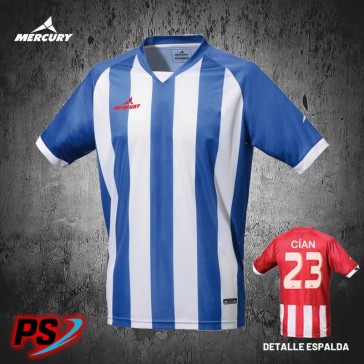 CAMISETA MERCURY CHAMPIONS AZUL/BLANCO
