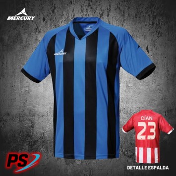 CAMISETA MERCURY CHAMPIONS AZUL/NEGRO