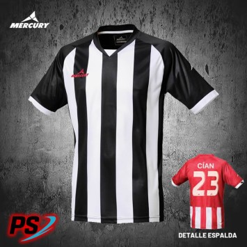 CAMISETA MERCURY CHAMPIONS NEGRO/BLANCO