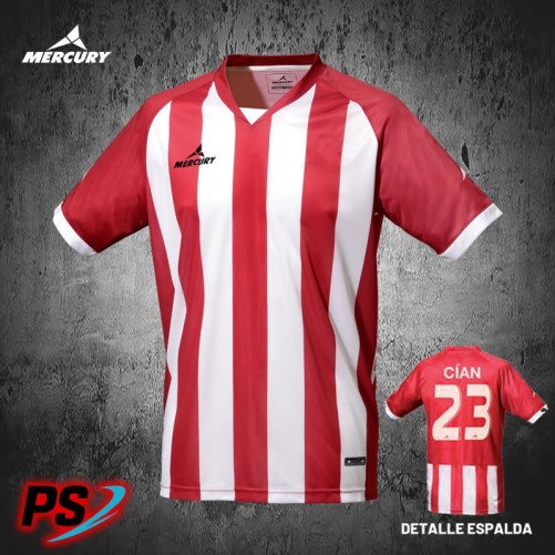 CAMISETA MERCURY CHAMPIONS ROJO/BLANCO