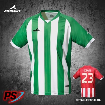 CAMISETA MERCURY CHAMPIONS VERDE/BLANCO