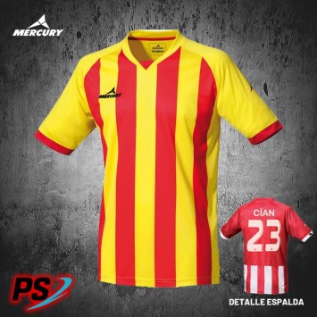 CAMISETA MERCURY CHAMPIONS AMARILLO/ROJO