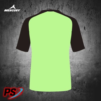 CAMISETA MERCURY INFINTIY AZUL VERDE FLÚOR/NEGRO
