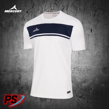 CAMISETA MERCURY SANTANDER BLANCO/AZUL MARINO