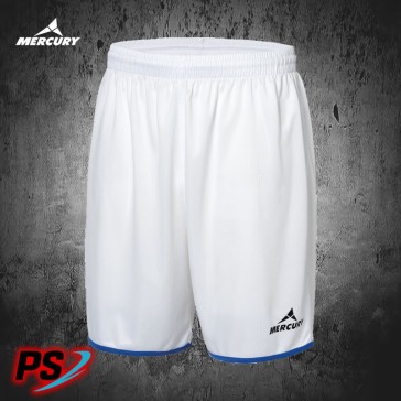PANTALÓN CORTO MERCURY GOL BLANCO/AZUL ROYAL