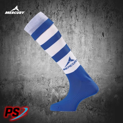 MEDIAS DE JUEGO MERCURY CLASSIC AZUL ROYAL/BLANCO