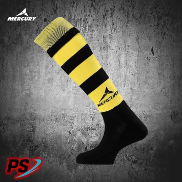MEDIAS DE JUEGO MERCURY CLASSIC NEGRO/AMARILLO