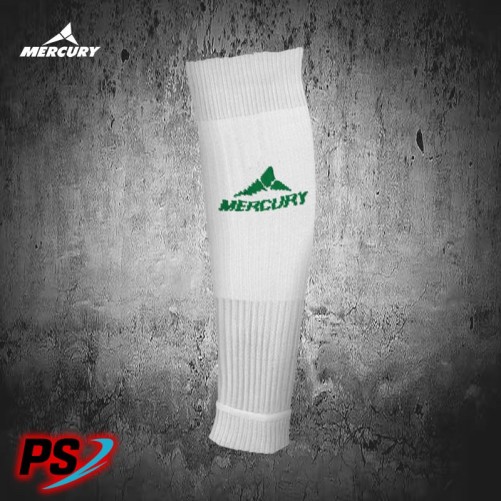 MEDIAS SIN PIE DE JUEGO MERCURY DINAMO BLANCO LOGO VERDE