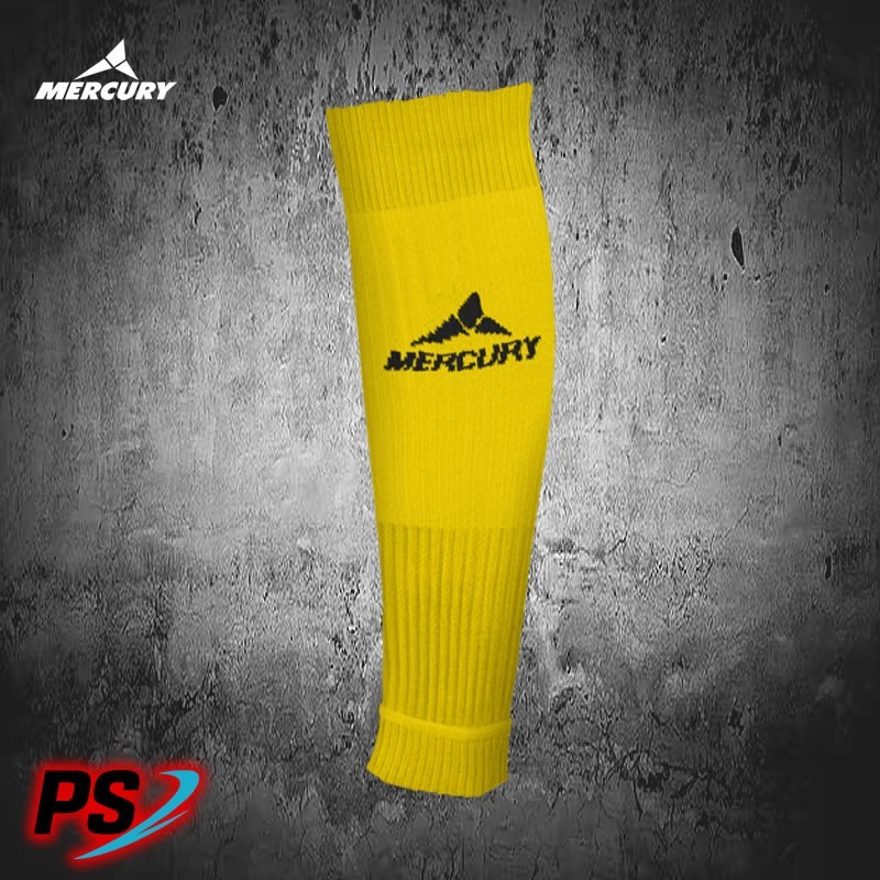 MEDIAS SIN PIE DE JUEGO MERCURY DINAMO AMARILLO LOGO NEGRO