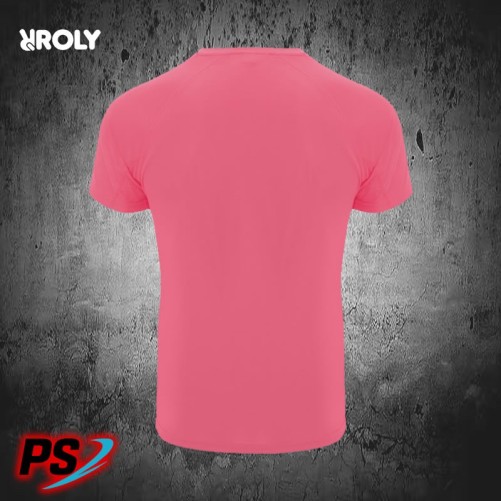 CAMISETA BÁSICA ROLY BAHRAIN ROSA LADY FLÚOR