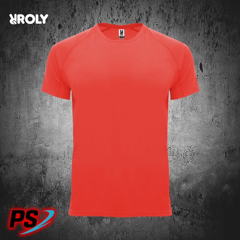 CAMISETA BÁSICA ROLY BAHRAIN CORAL FLÚOR
