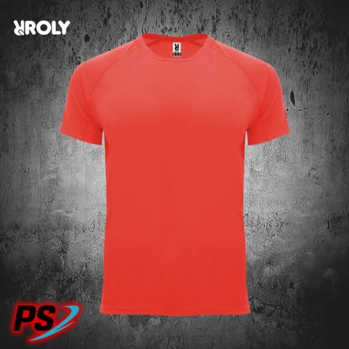 CAMISETA BÁSICA ROLY BAHRAIN CORAL FLÚOR