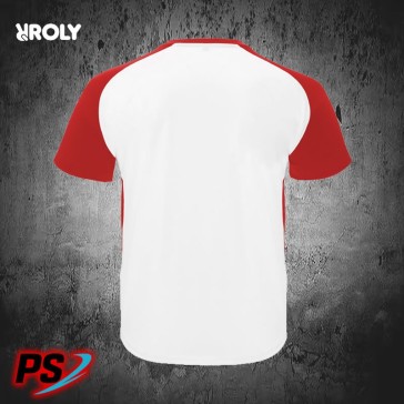CAMISETA ROLY BUGATTI BLANCO/ROJO