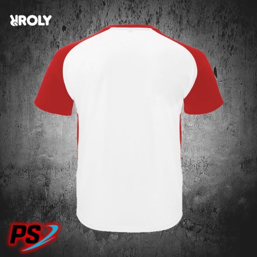 CAMISETA ROLY BUGATTI BLANCO/ROJO