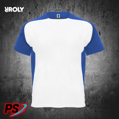 CAMISETA ROLY BUGATTI BLANCO/AZUL ROYAL