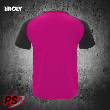 CAMISETA ROLY BUGATTI FUCSIA/NEGRO